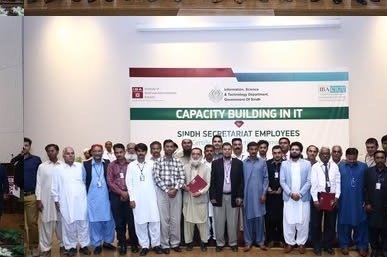 Capacity Building certificate ceremony — group photo