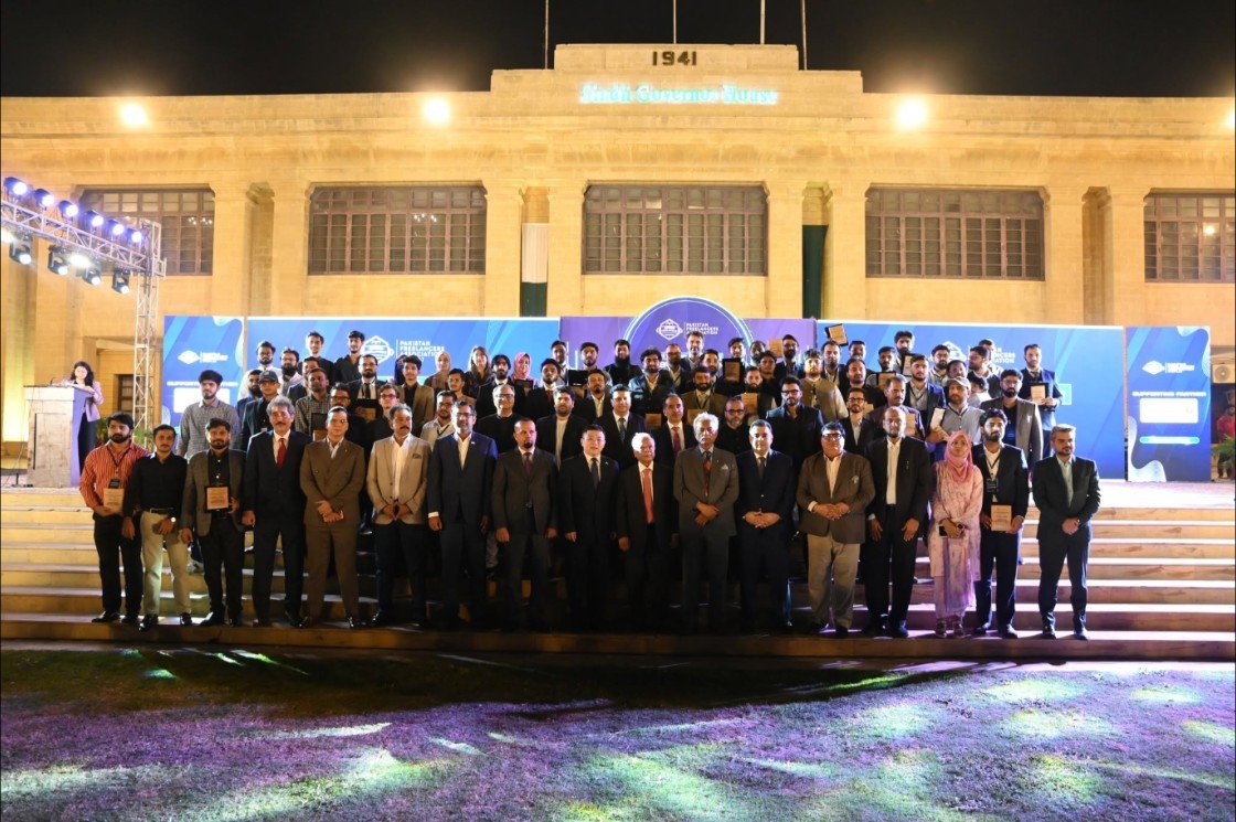 Dr. Imran Batada at PAFLA Freelancers Awards 2026 — Governor House, Sindh