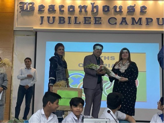 Dr. Imran Batada at Beaconhouse Math Olympiad