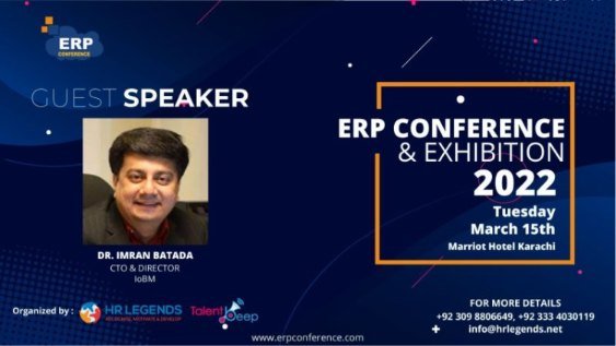 Dr. Imran Batada at ERP Conference & Exhibition 2022